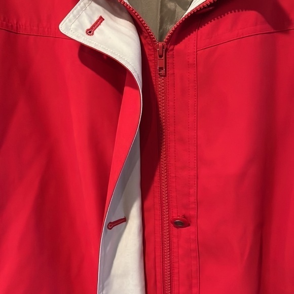 Vintage Forecaster Sport Women’s Coat Red Size Medium Zipper and Buttoned hood - Picture 5 of 16